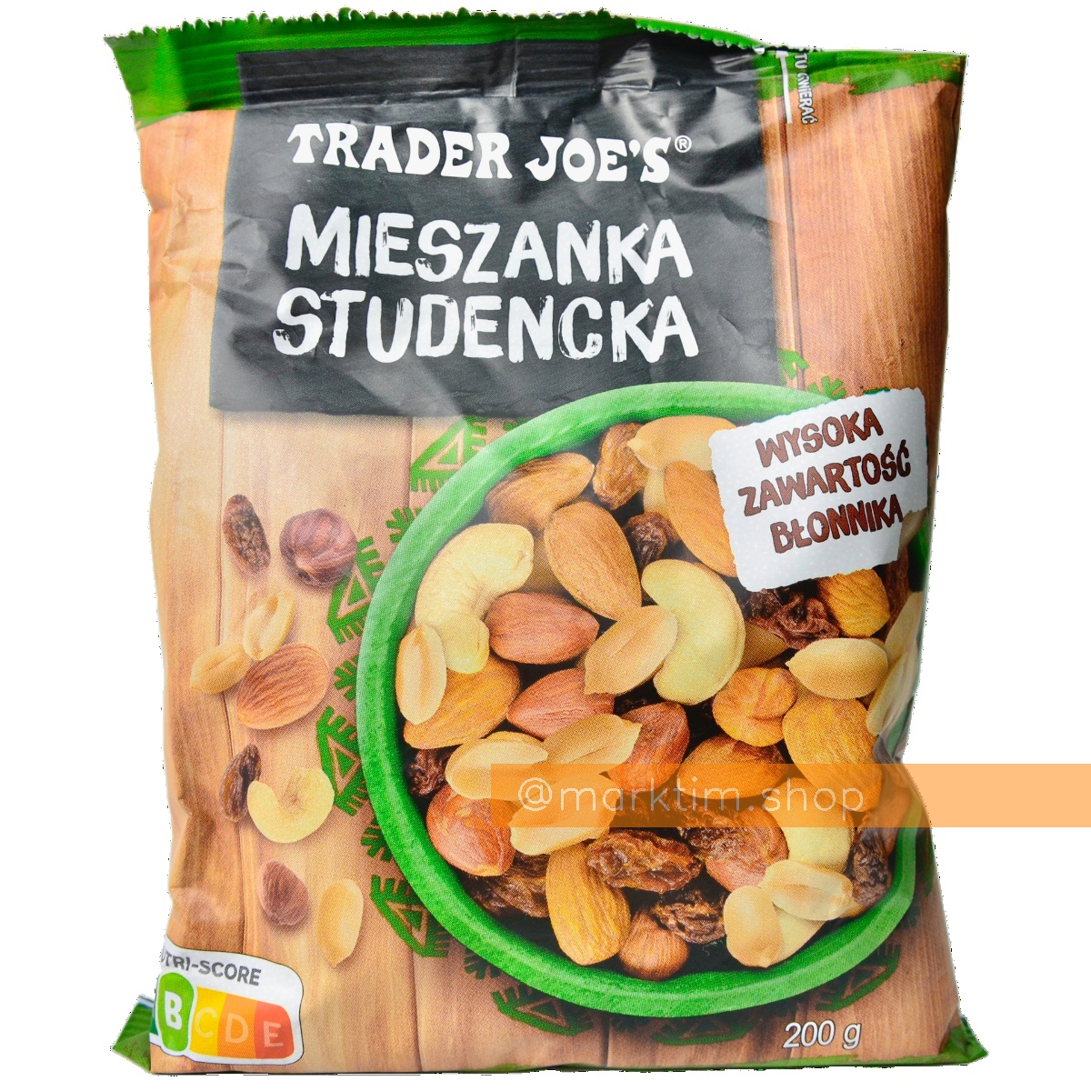 Микс орехов и сухофруктов Студенческий TRADER JOE’S (200 г)