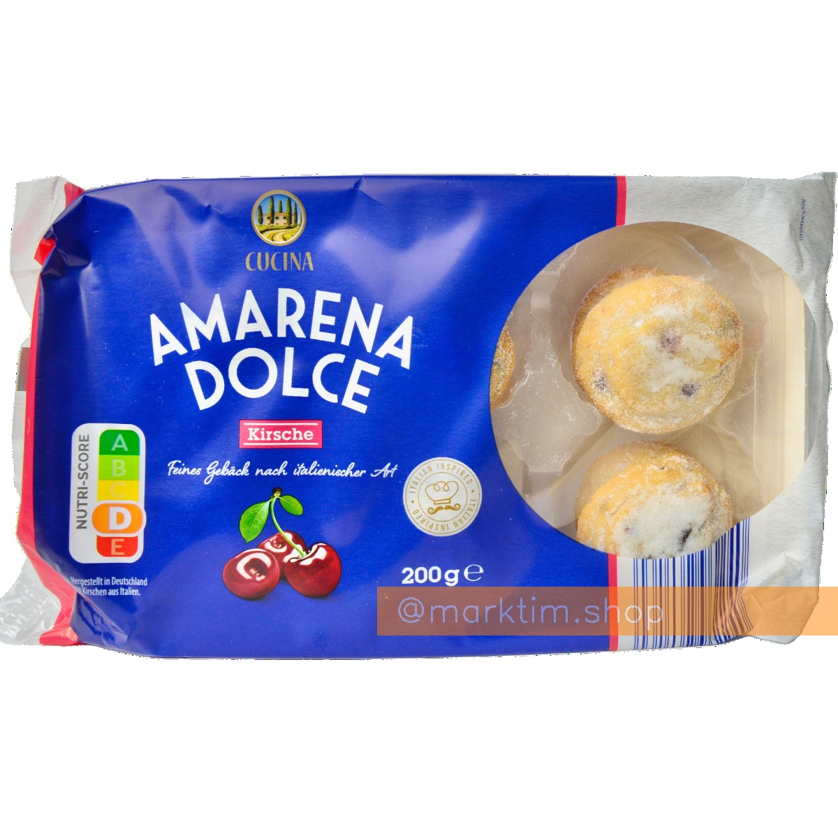 Печенье с черешней Амарена CUCINA NOBILE (200 г)