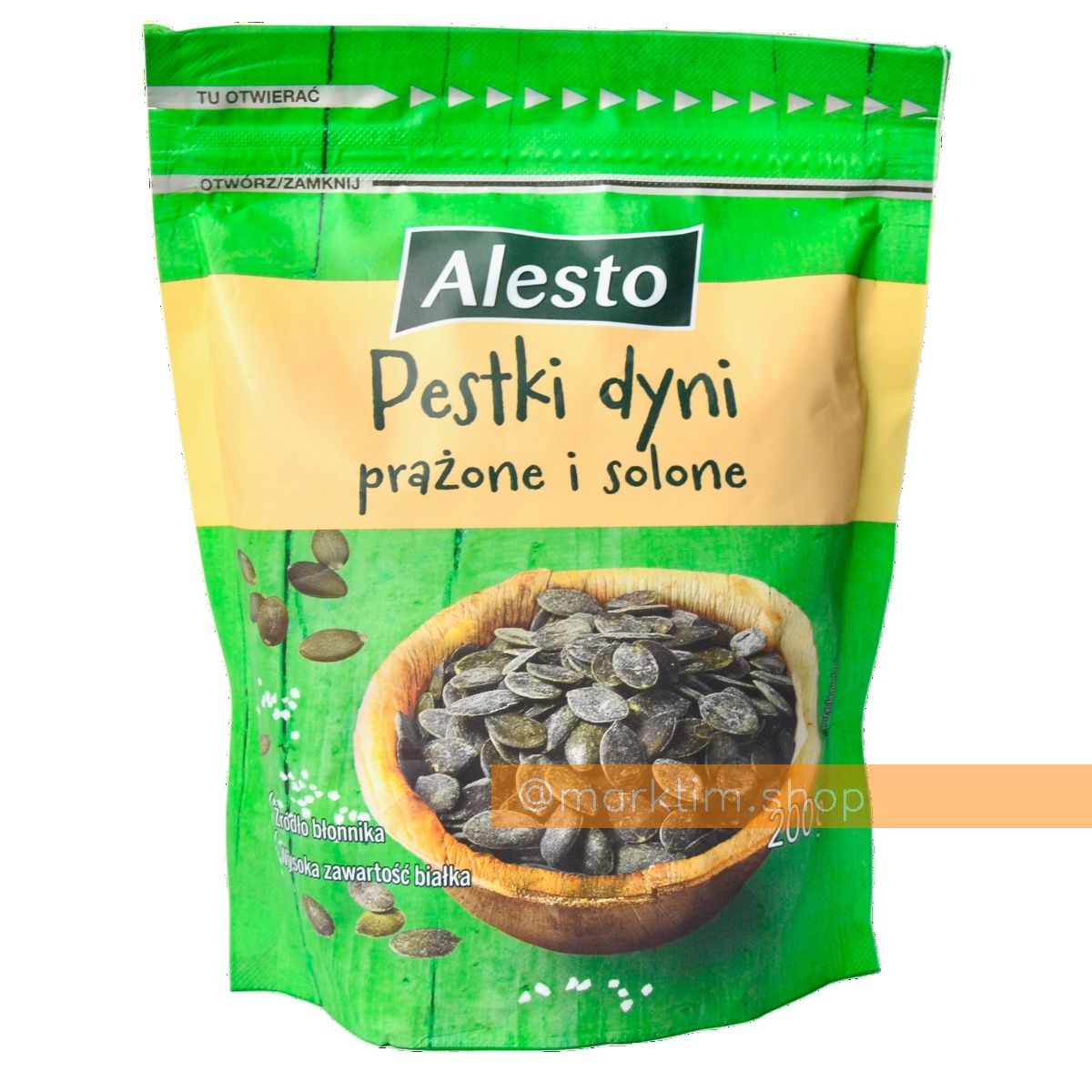 Тыквенные семечки жаренные с солью Alesto (200 г)