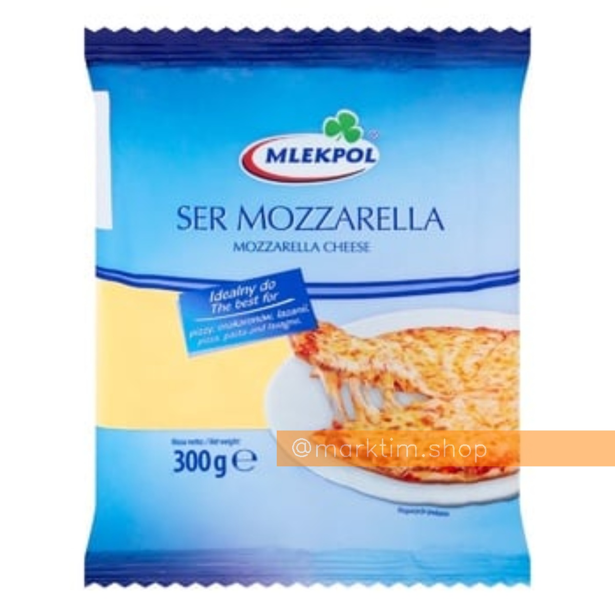 Сыр Моцарелла, брусок Mlekpol (300 г)