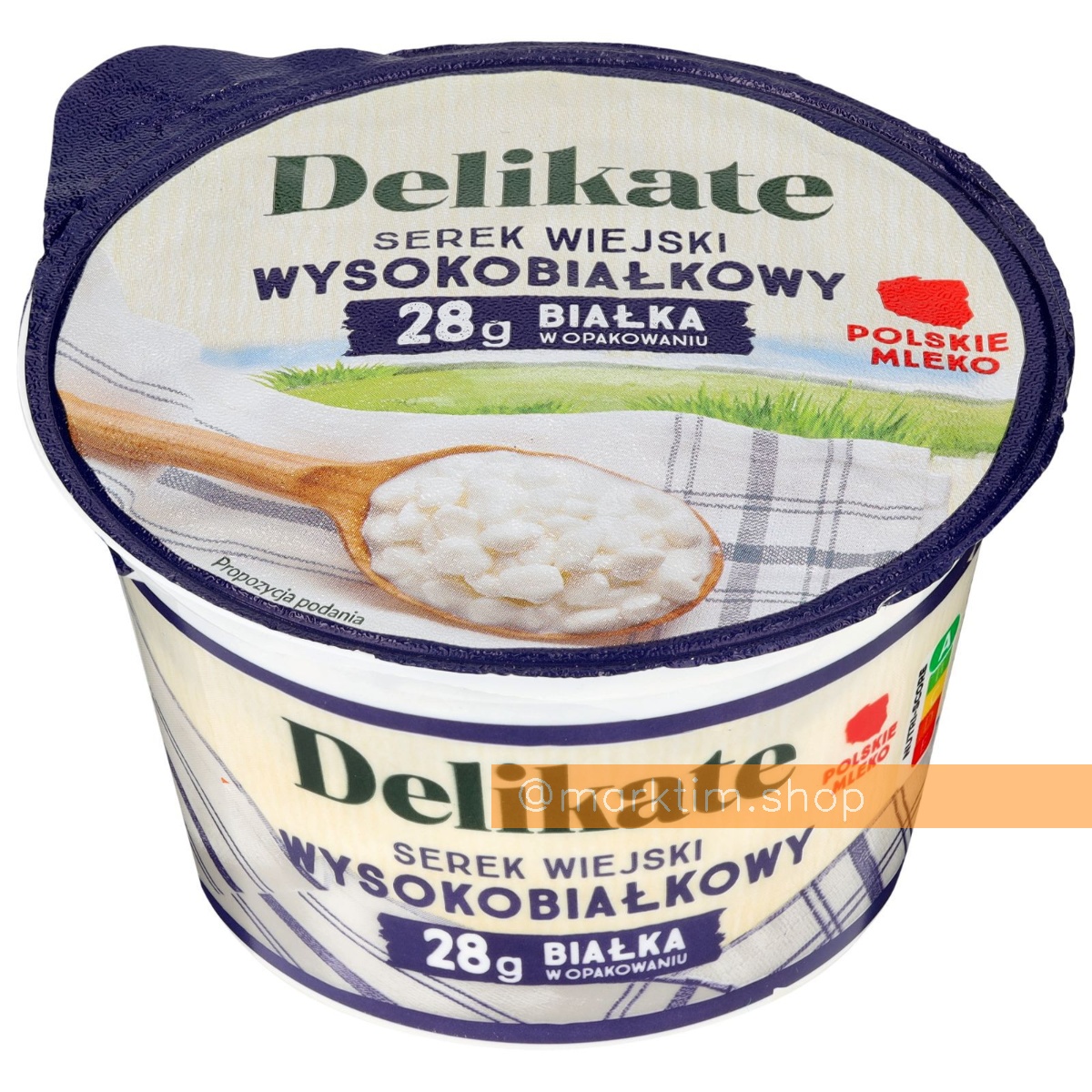 Творог зернистый высокобелковый сельский Delikate (200 г)