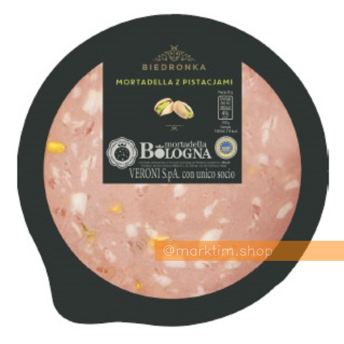 Колбаса Мортаделла с фисташками Biedronka (140 г)