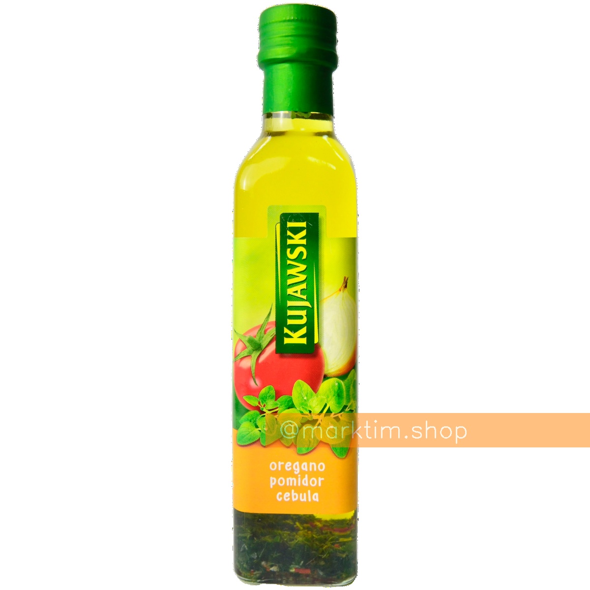 Вкусовое рапсовое масло с луком, базиликом и томатами KUJAWSKI (250 мл)