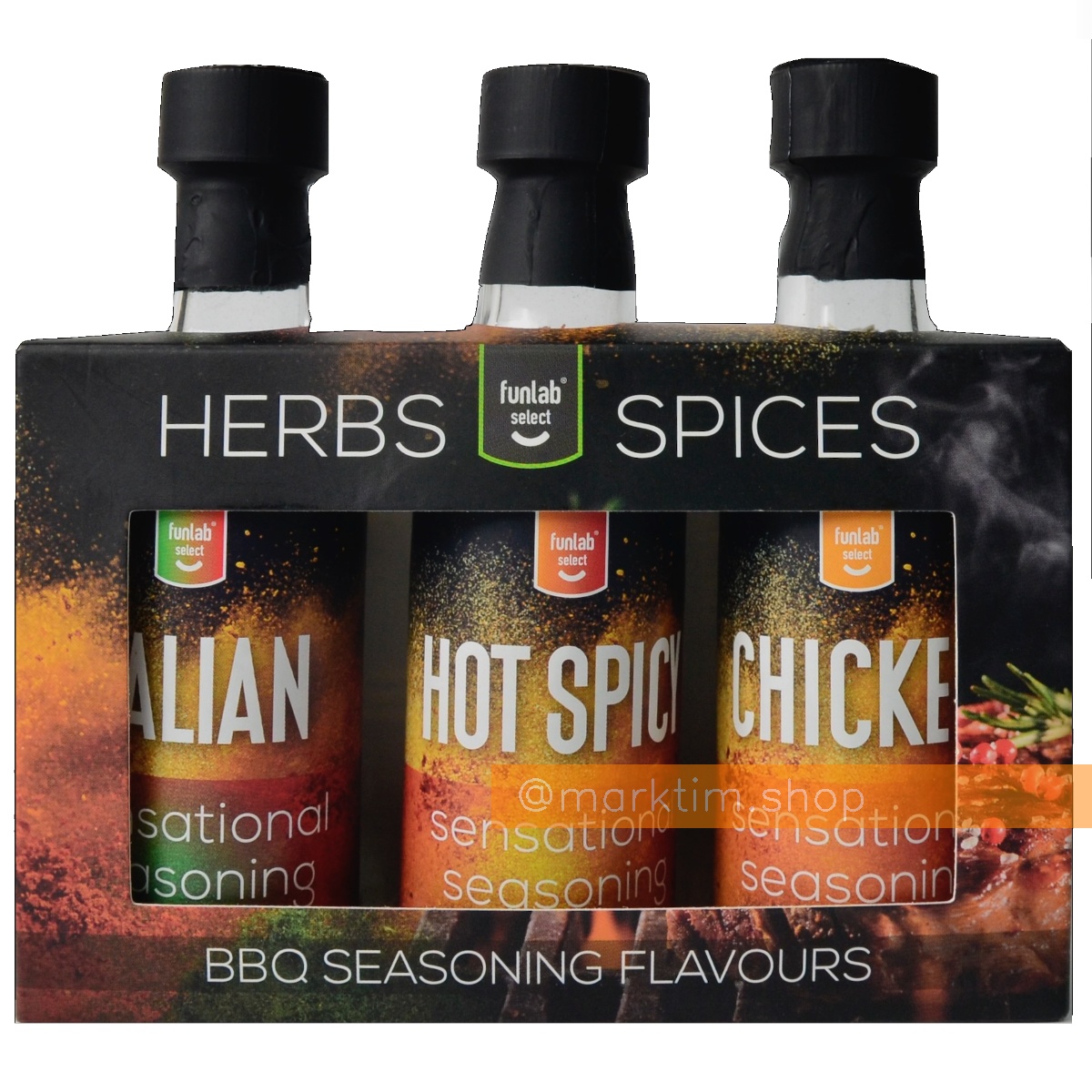 Специи для барбекю HERBS&SPICES FUNLAB (3x62 г)
