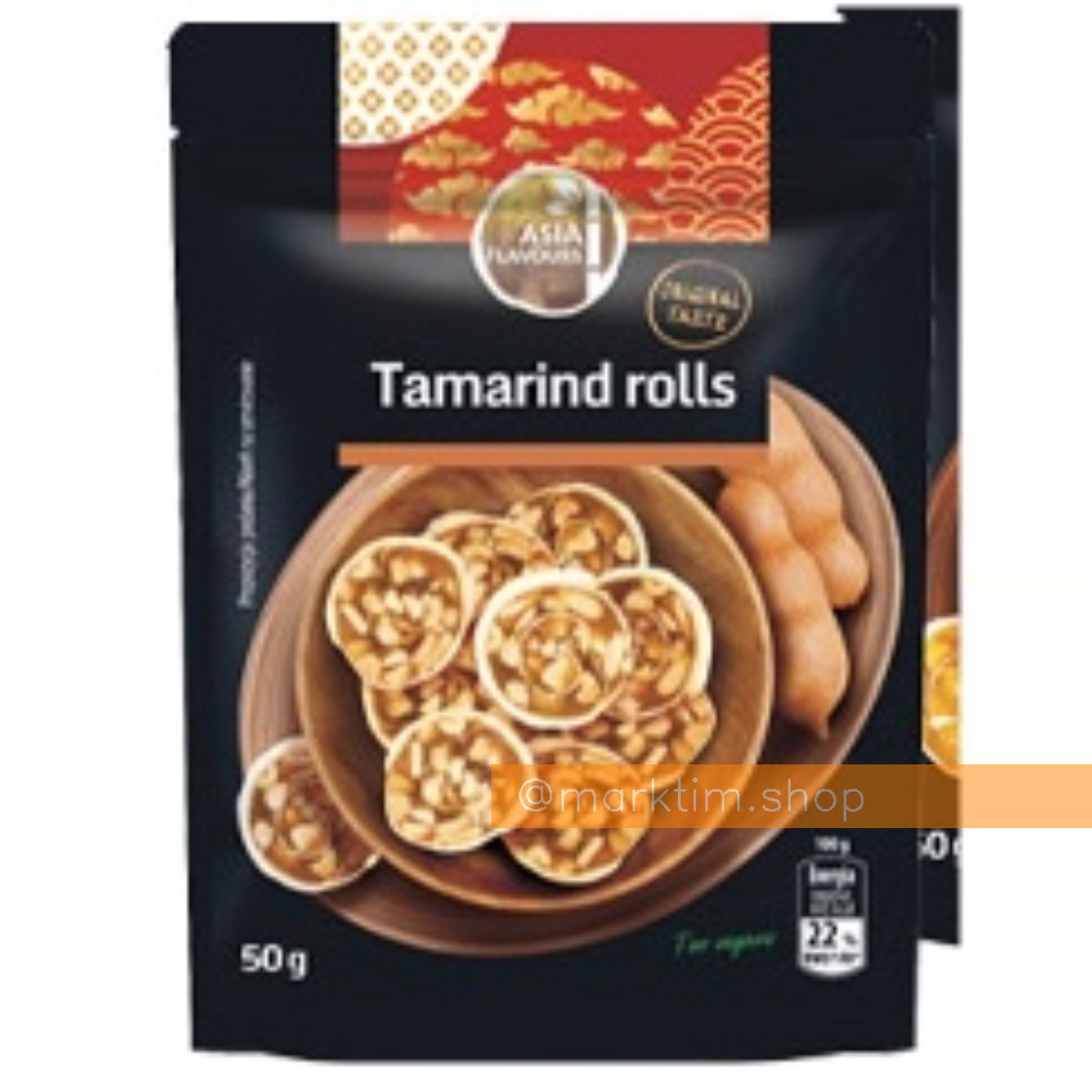 Рулетики из тамаринда ASIA FLAVOURS (50 г)
