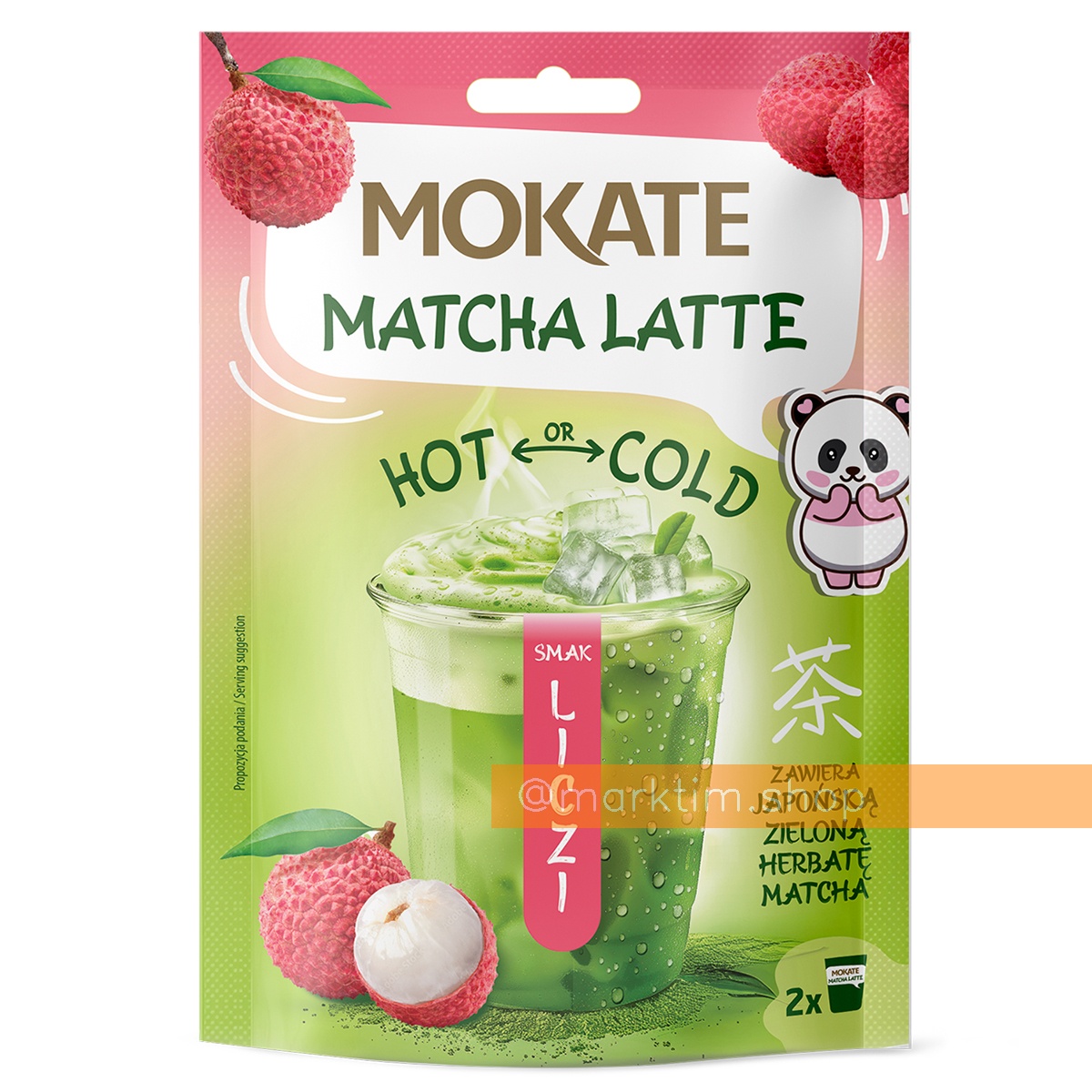 Матча латте со вкусом личи MOKATE (40 г)