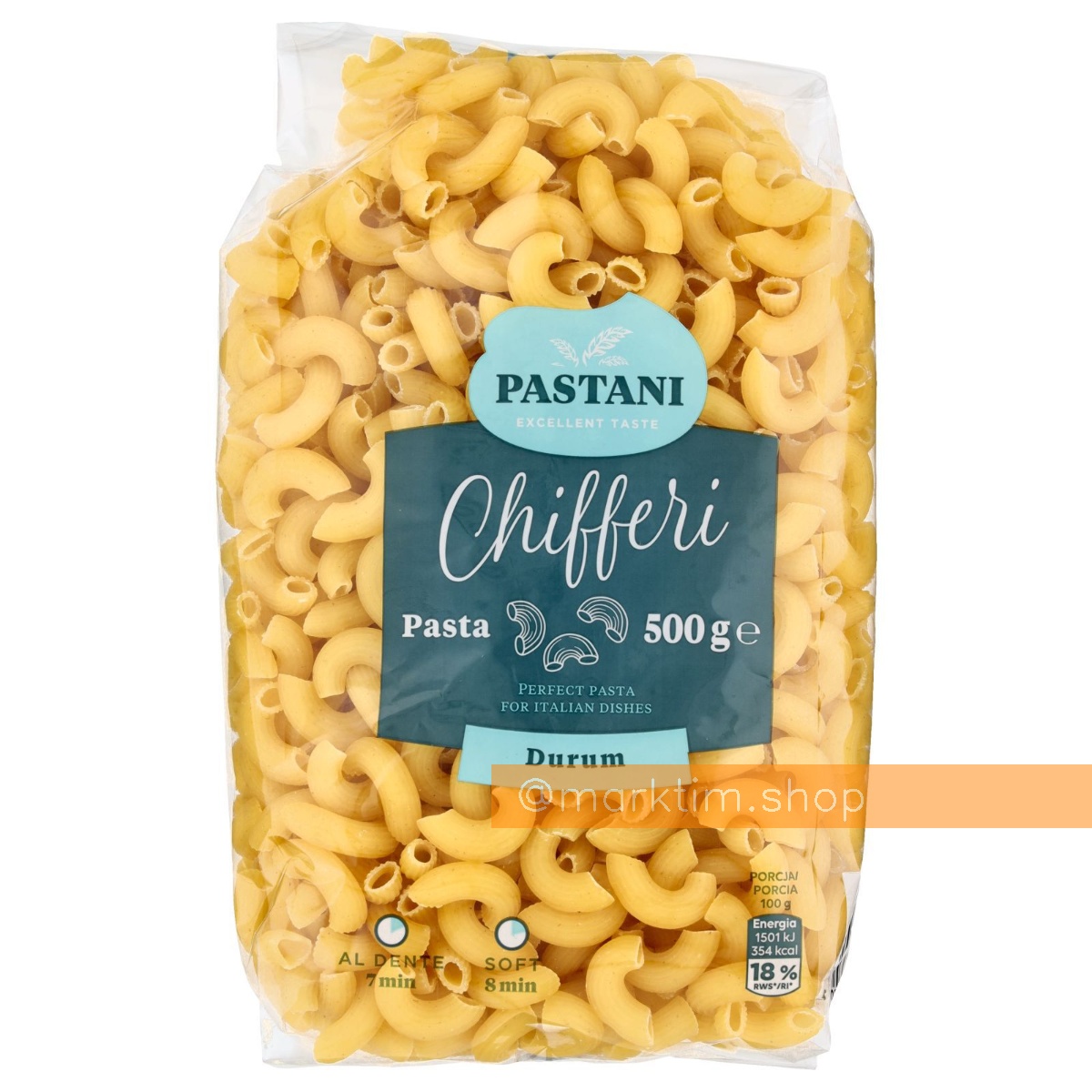 Паста Чиффери из твердых сортов пшеницы Chifferi Pastani (500 г)