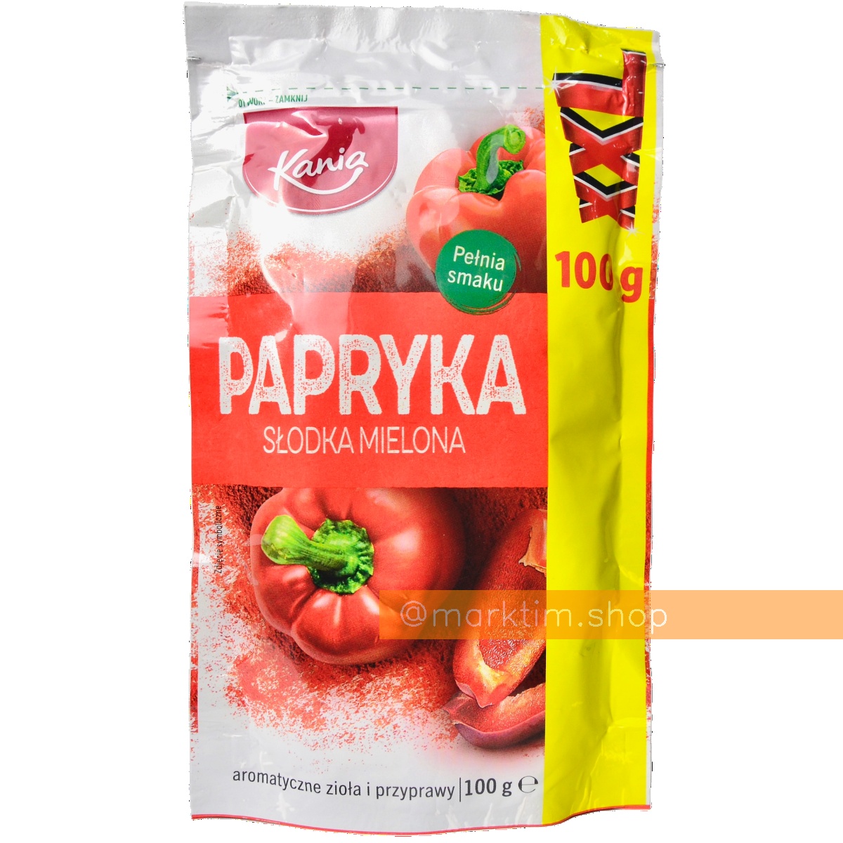 Паприка сладкая молотая XXL Kania (100 г)