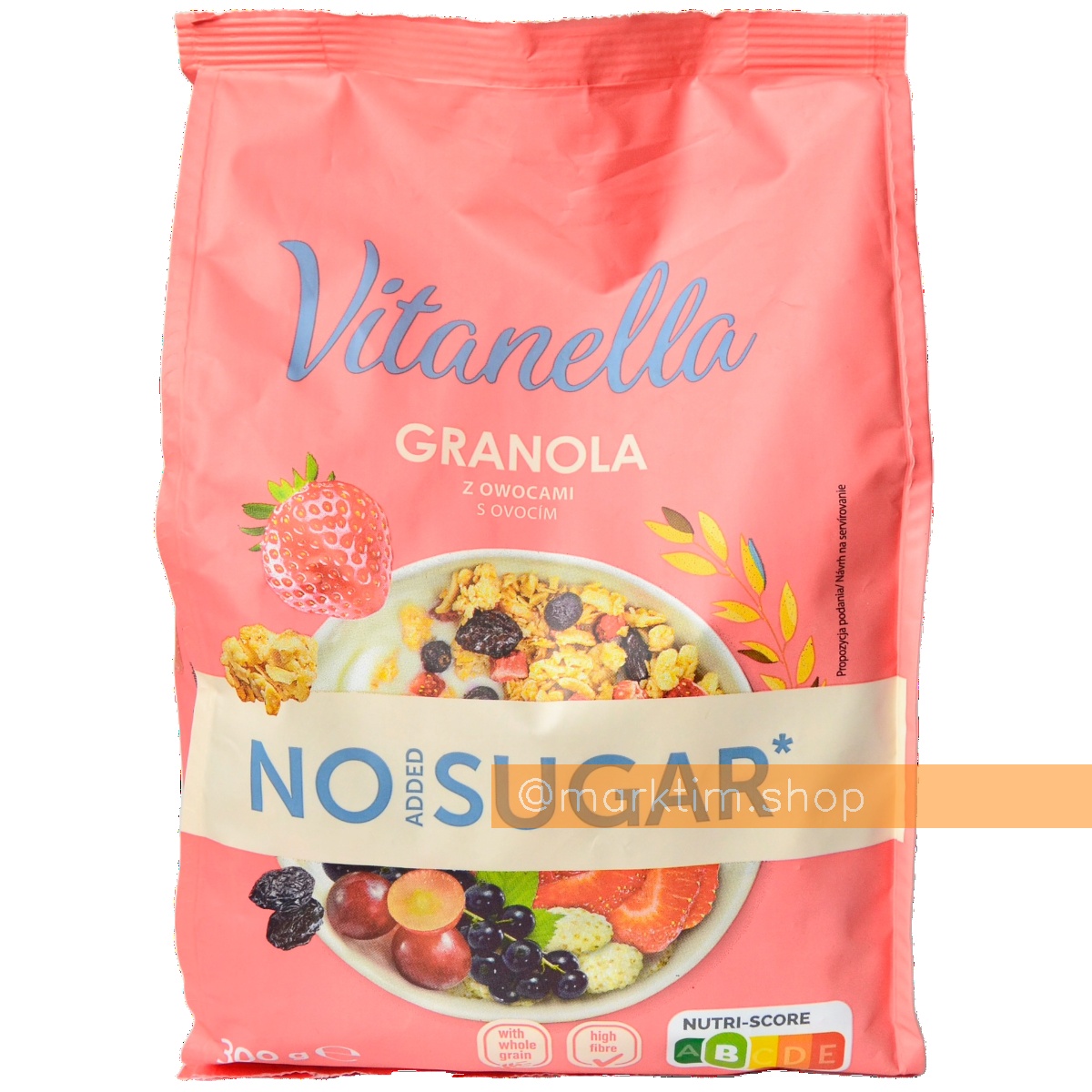 Гранола без сахара с фруктами No Sugar VITANELLA (300 г)