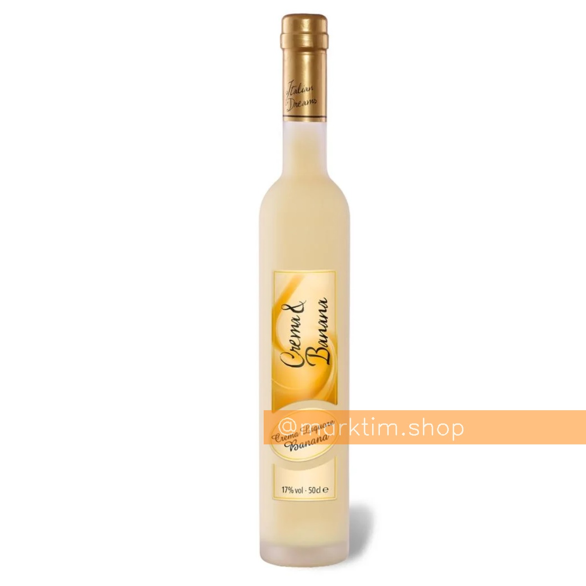 Итальянский кремовый банановый ликер 17% Crema Banana (500 мл)