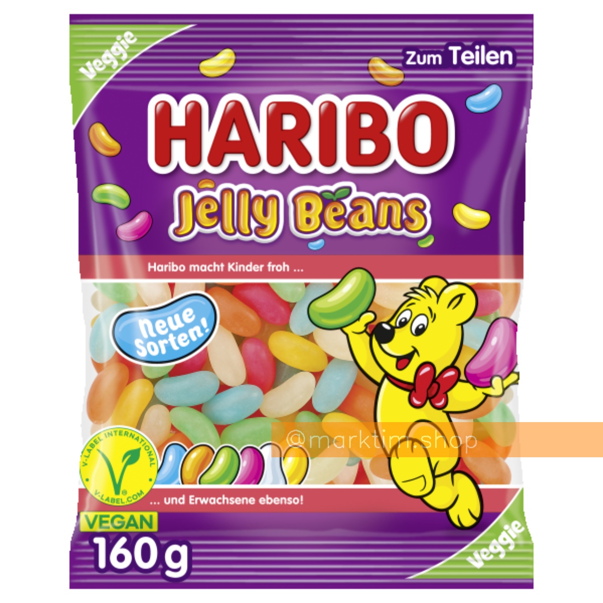 Жевательные конфеты Jelly Beans HARIBO (160 г)