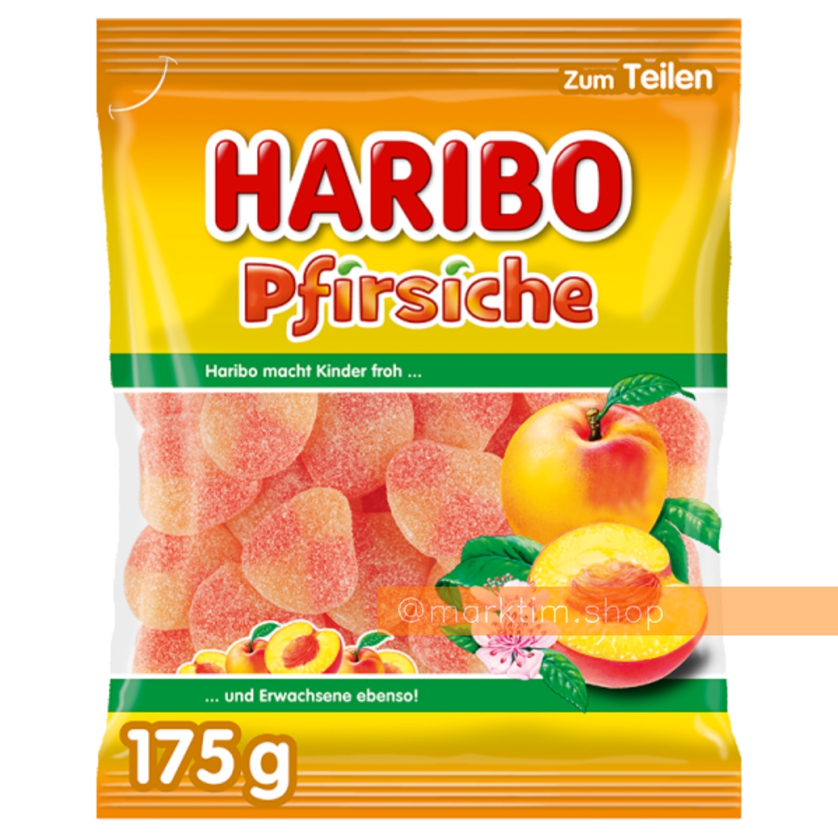 Жевательные конфеты Pfirsiche Peach HARIBO (175 г)