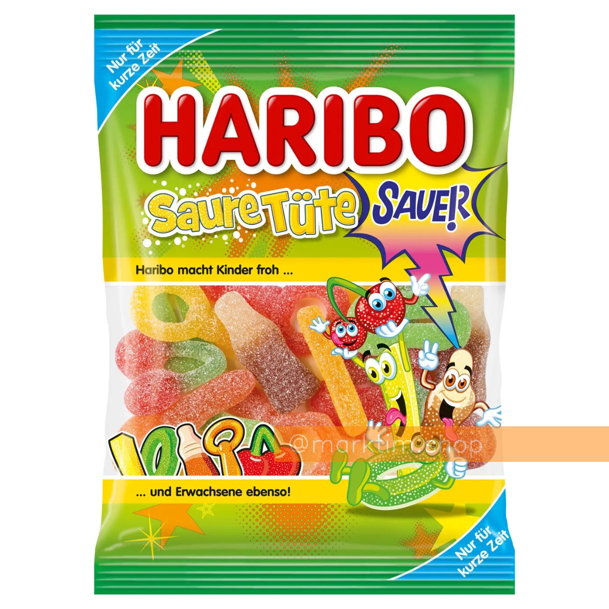 Жевательные конфеты Saure Tute HARIBO (175 г)