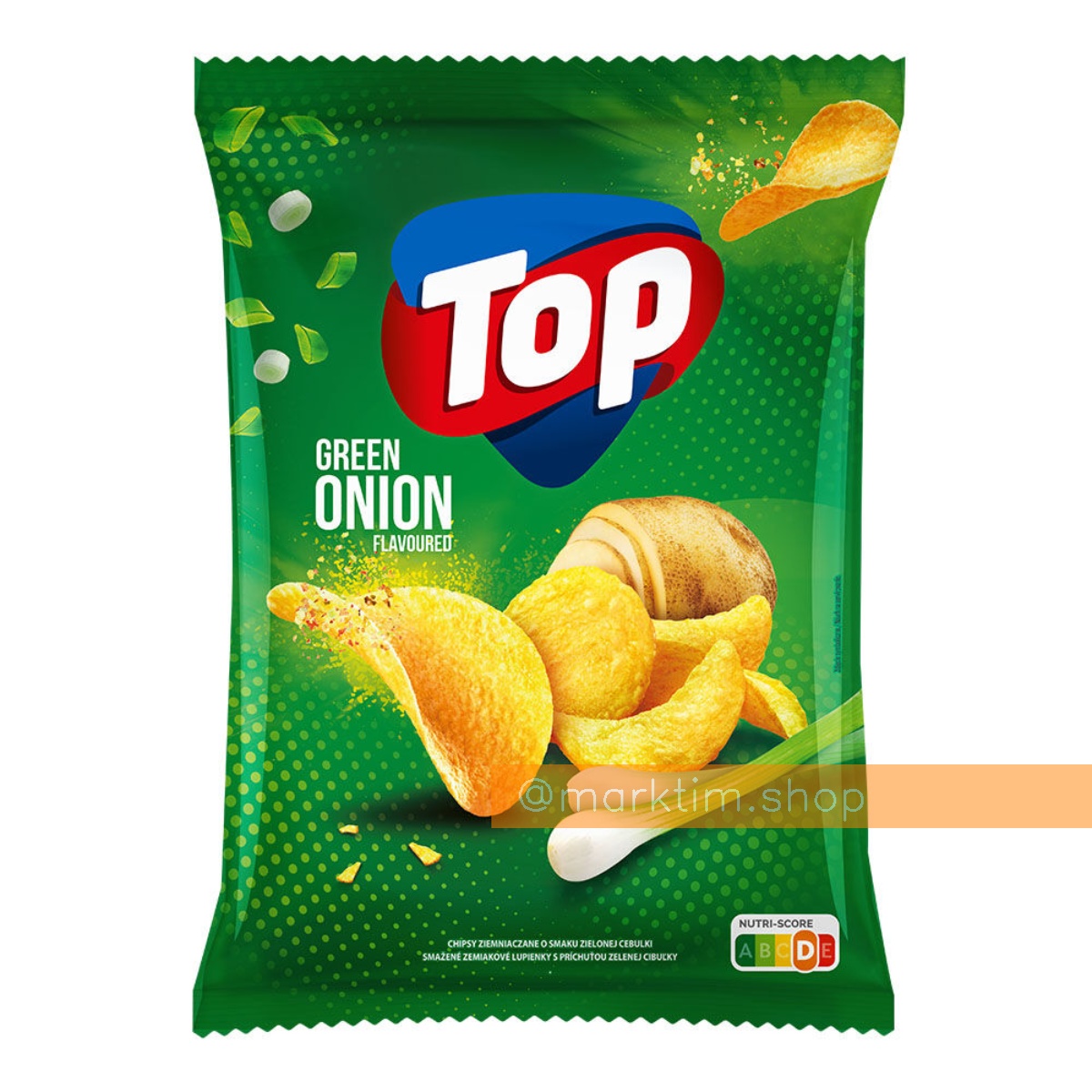 Чипсы картофельные с зелёным луком TOP (150 г)