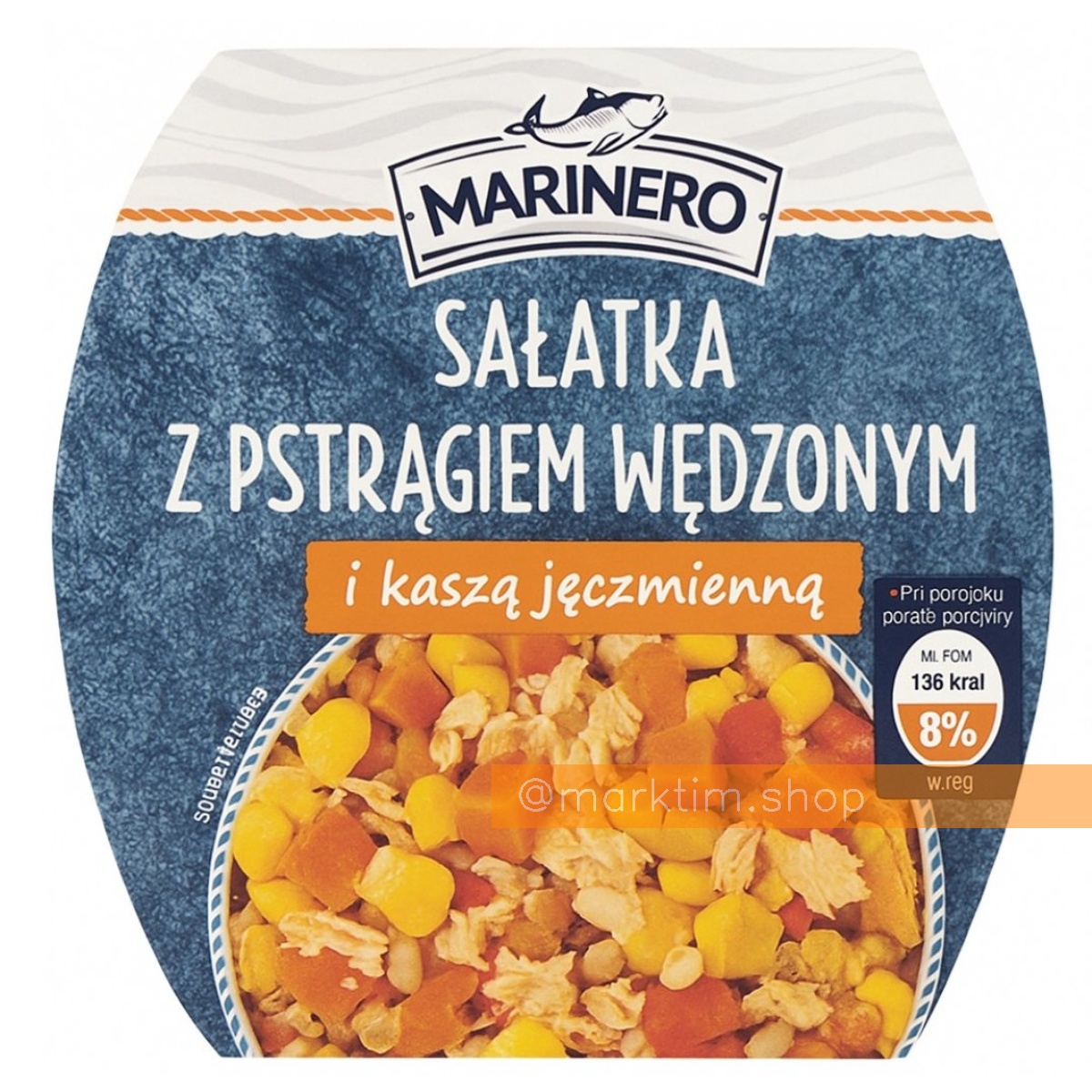 Салат с форелью и ячменной кашей Marinero (160 г)
