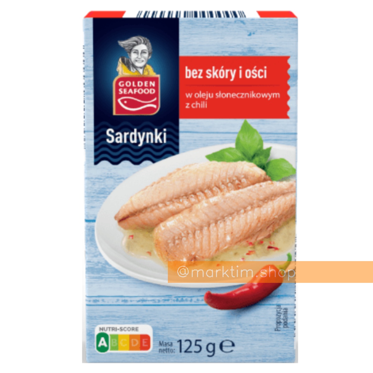 Сардинки в масле с чили GOLDEN SEAFOOD (125 г)