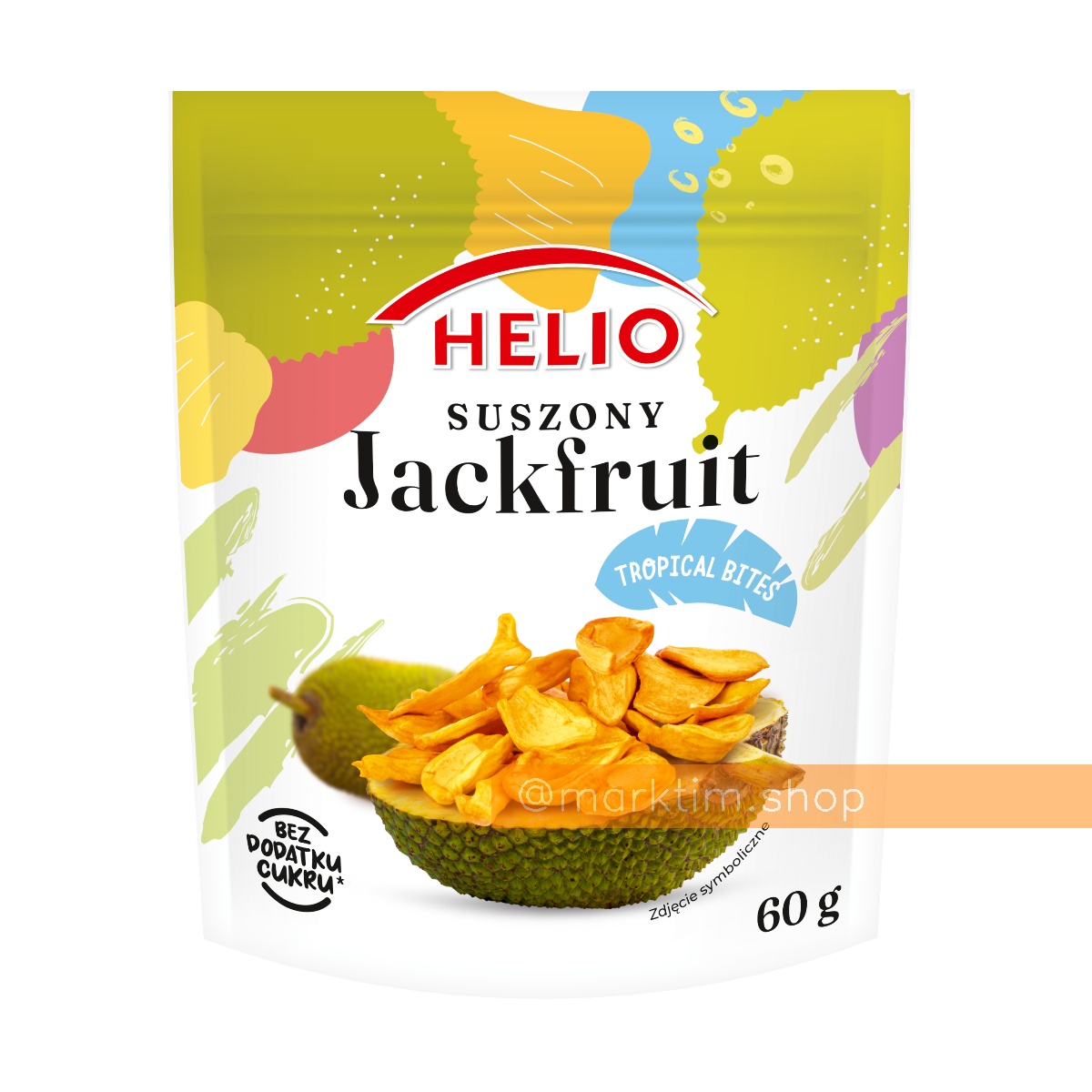 Сушеный джекфрут без сахара HELIO (60 г)