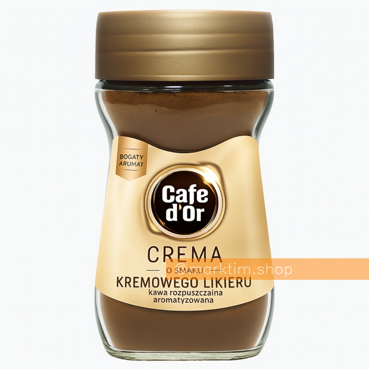 Кофе растворимый со вкусом кремовый ликер Cafe d'Or Crema (75 г)