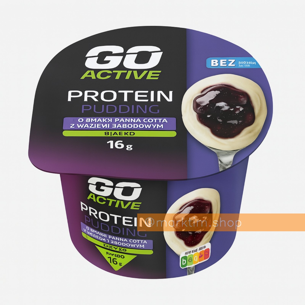 Пудинг без сахара Панна Котта Черника GO ACTIVE (180 г)