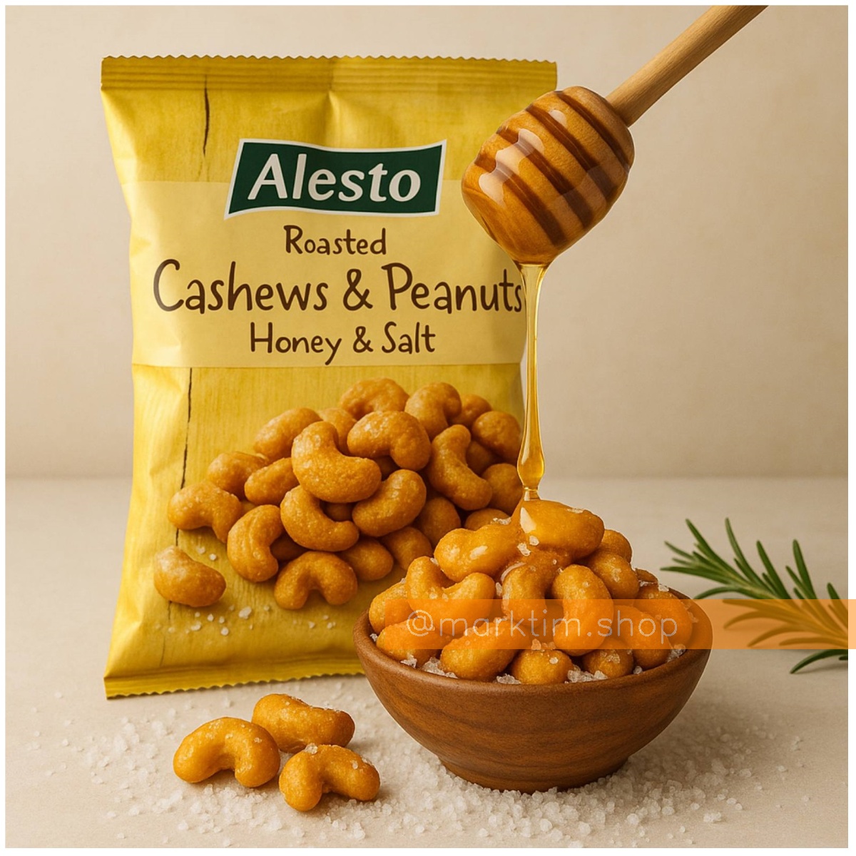 Кешью и арахис с медом и солью ALESTO (200 г)