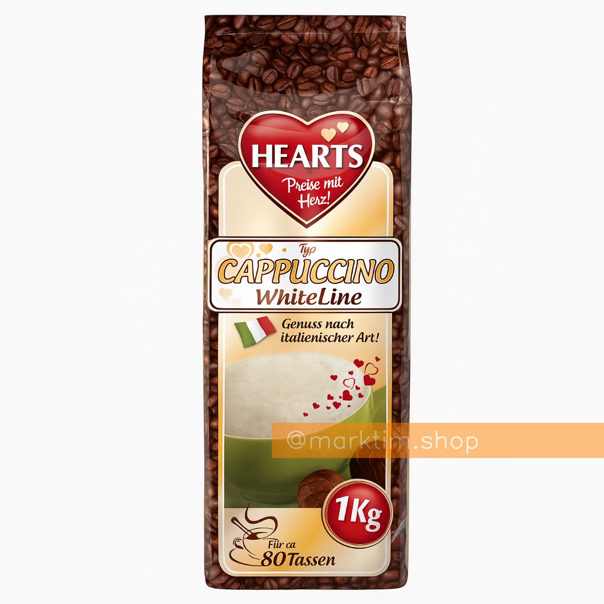 Капучино White HEARTS (1 кг)