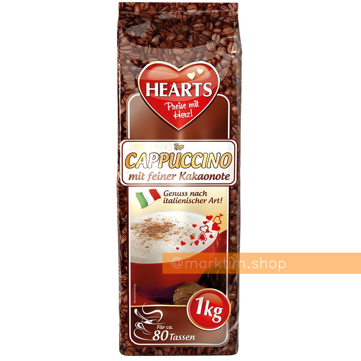 Капучино Mit Feiner Kakaonote HEARTS (1 кг)