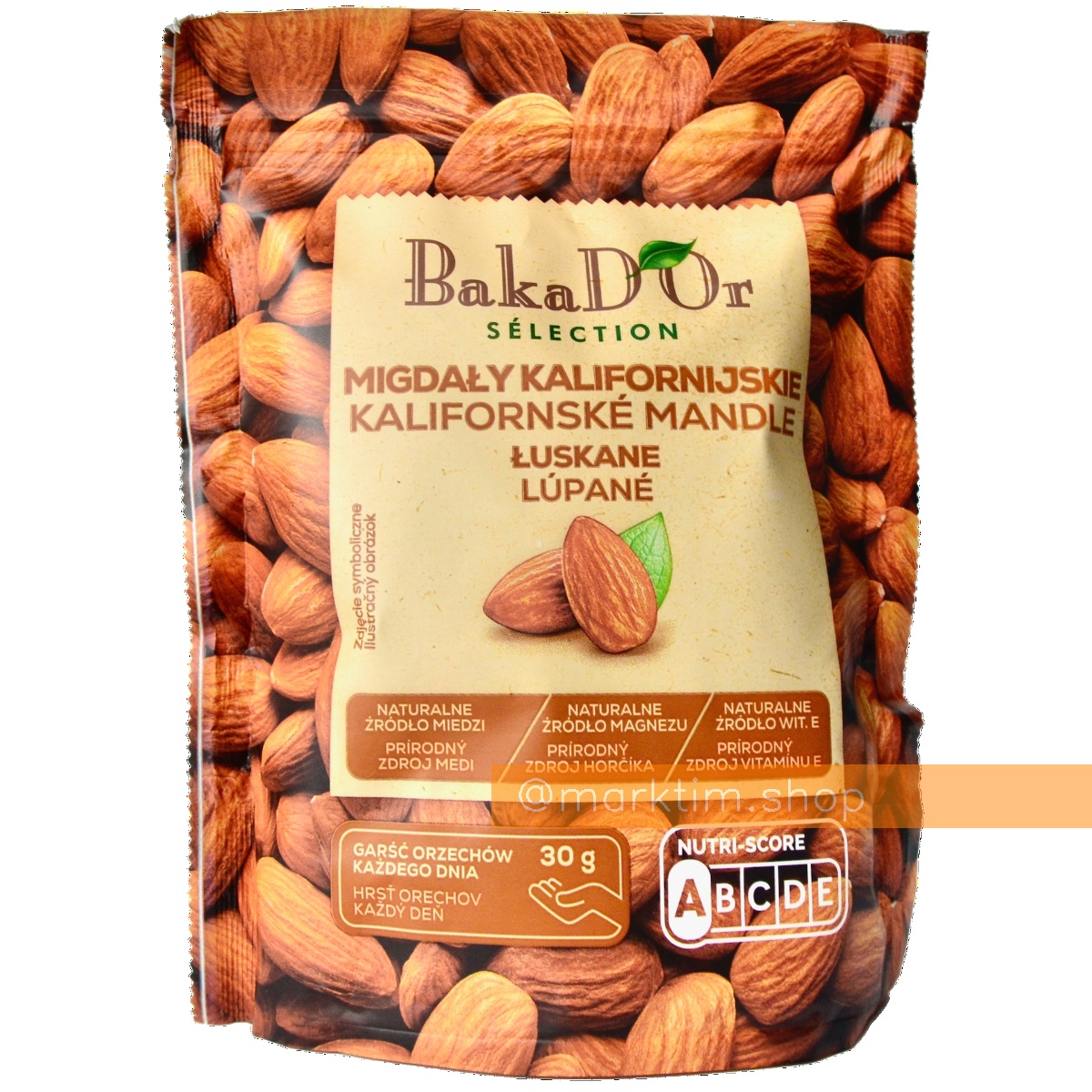 Миндаль чищенный BAKAD’OR (200 г)