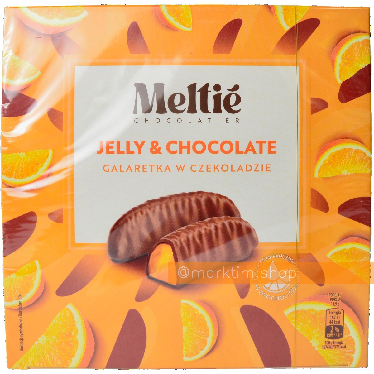 Галаретка апельсиновая в шоколаде Mella Magnetic (190 г)