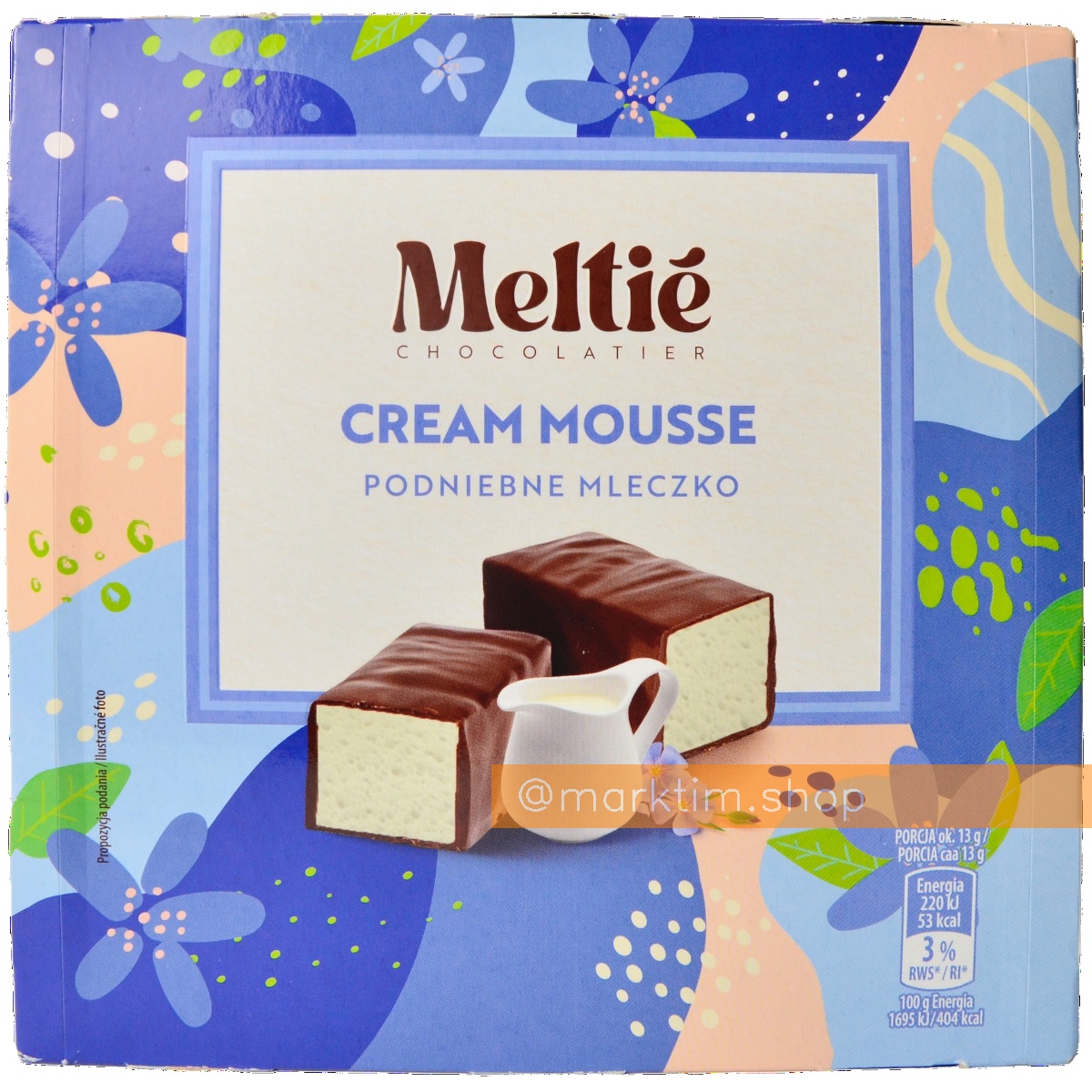 Цукерки суфле в шоколаді Вершкове MELTIE (380 г)