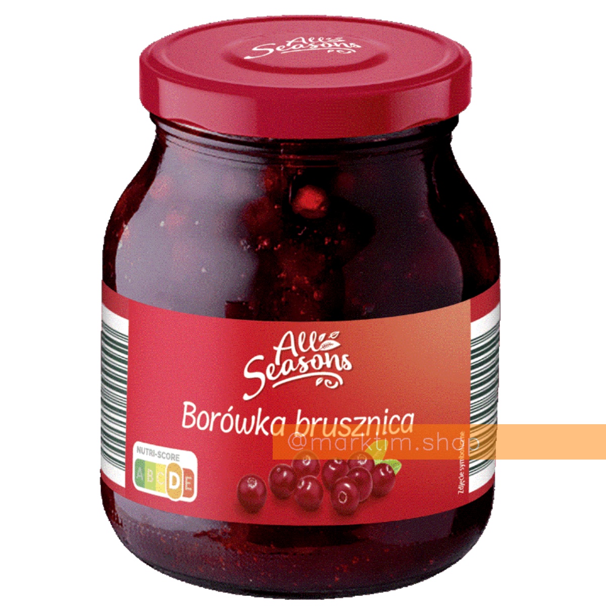 Джем из брусники ALL SEASONS (400 г)
