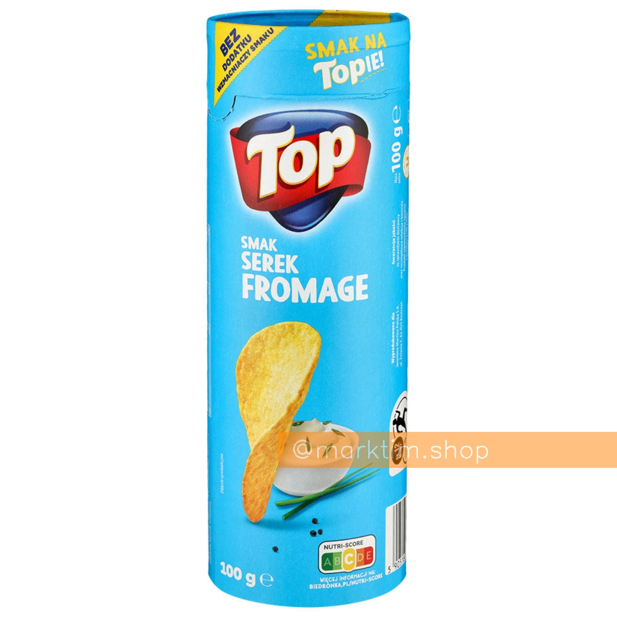 Чіпси в тубі сметана і цибуля TOP (100 г)