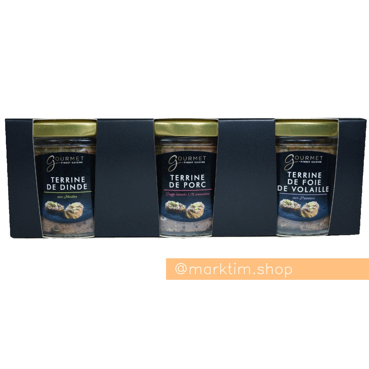Паштет Террин набір GOURMET (3x90 г)