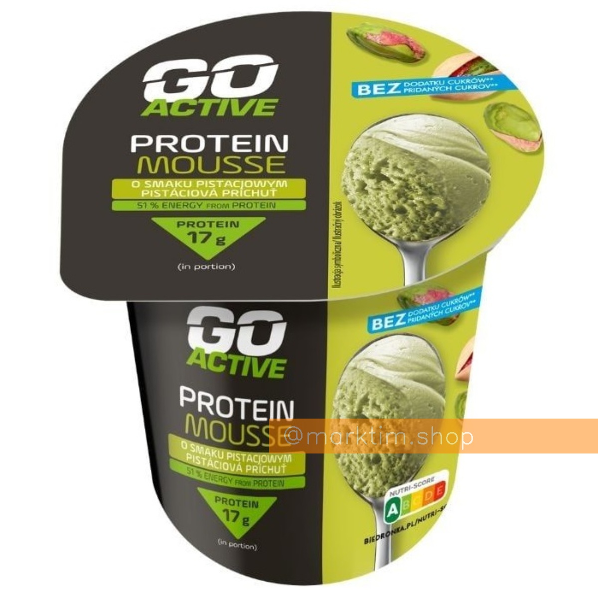 Пудинг протеиновый без сахара Фисташка GO ACTIVE (170 г)