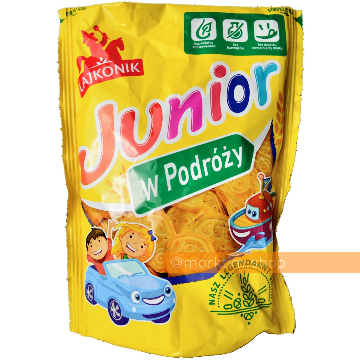 Міні-крекер дитячий У подорожі Junior LAJKONIK (100 г)