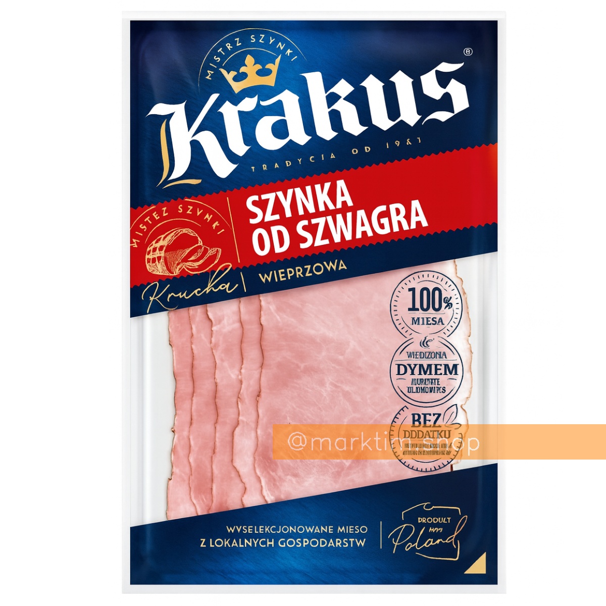 Ветчина от шурина, нарезка KRAKUS (150 г)