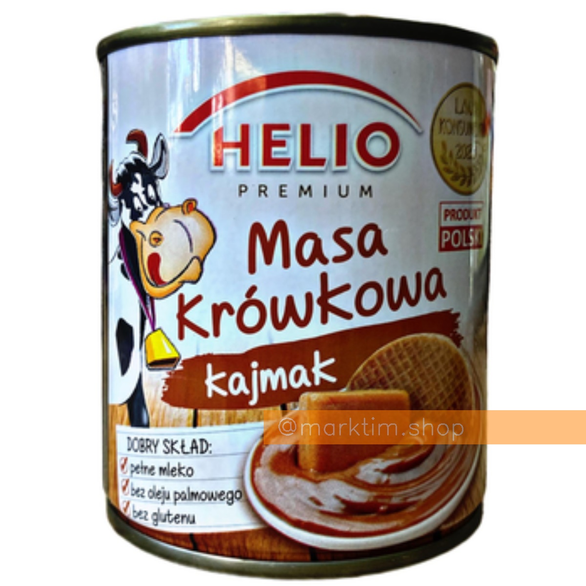 Вареное сгущеное молоко без пальмового масла HELIO (400 г)