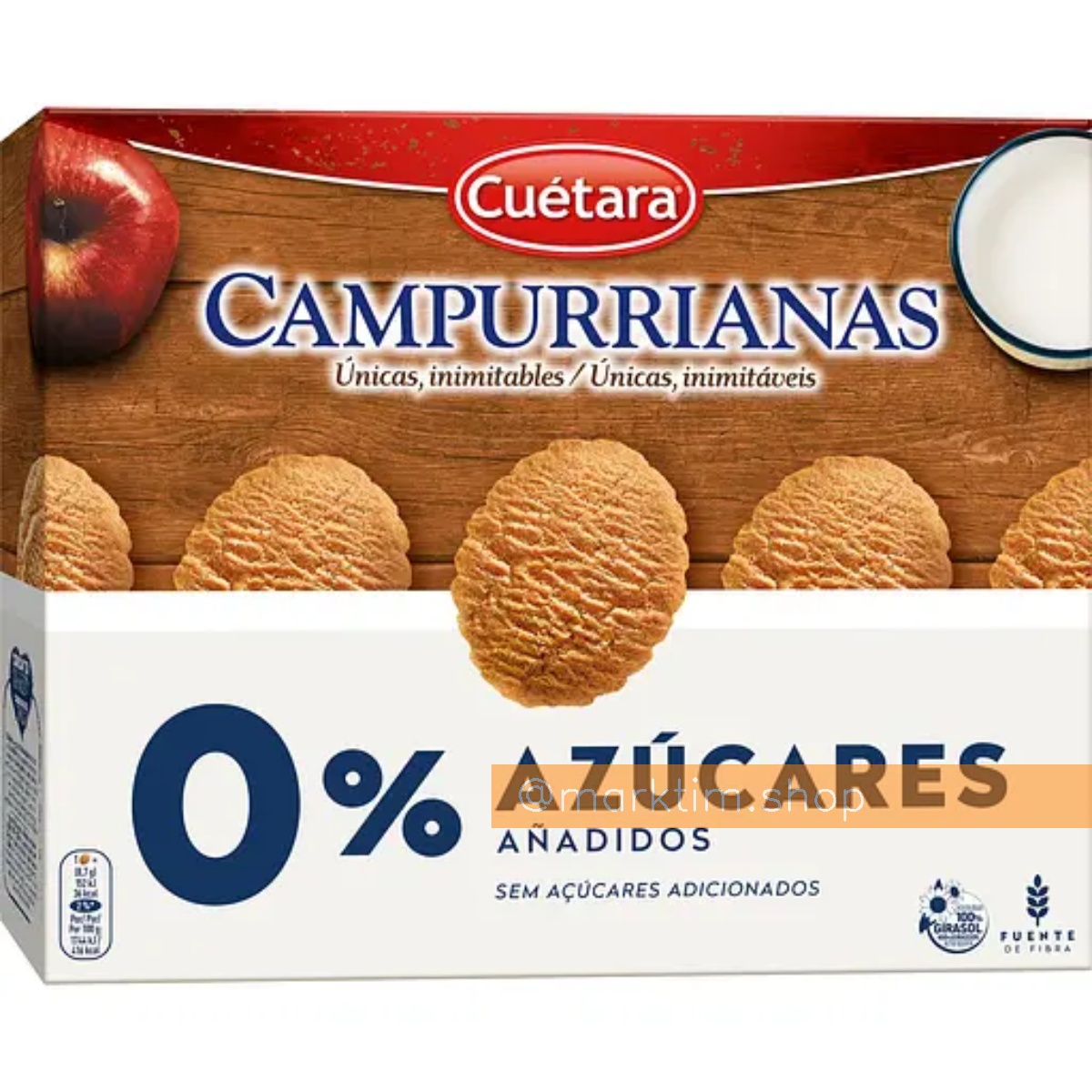 Печиво по-домашньому без цукру Campurrianas Cuetara (320 г)