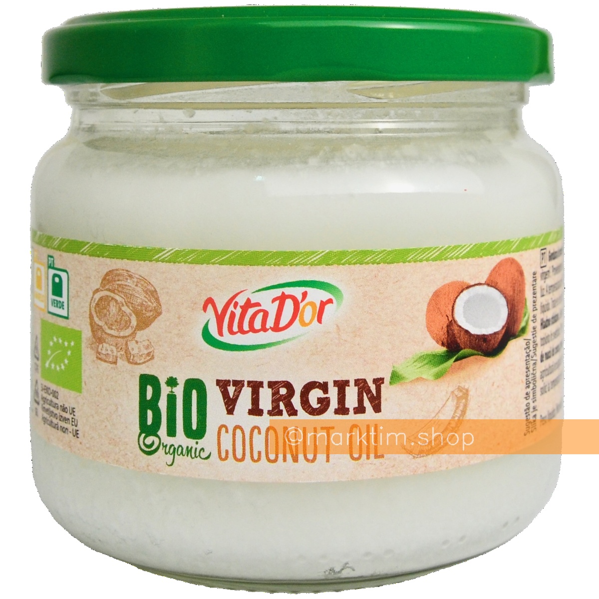 Кокосова олія нерафінована Bio Organic VITADOR (230 г)