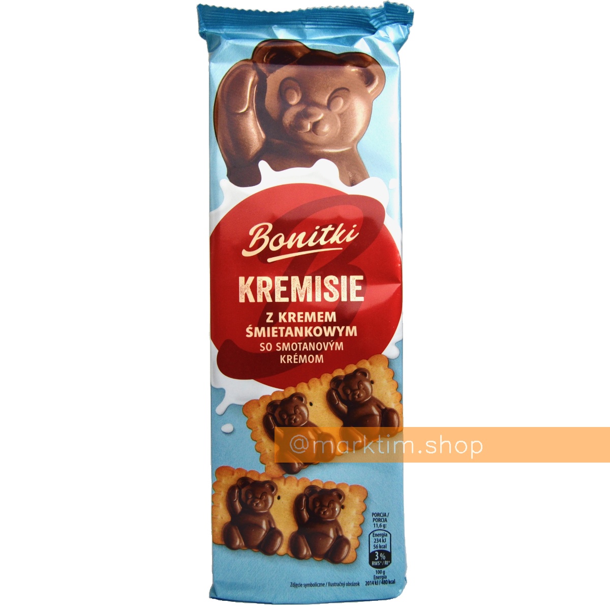 Детское печенье cо сливочным кремом KREMISIE BONITKI (116 г)