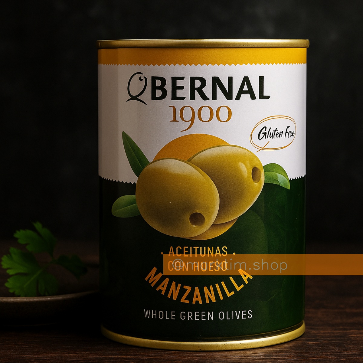 Оливки Мансанілья c кісточкою Bernal (292 г)