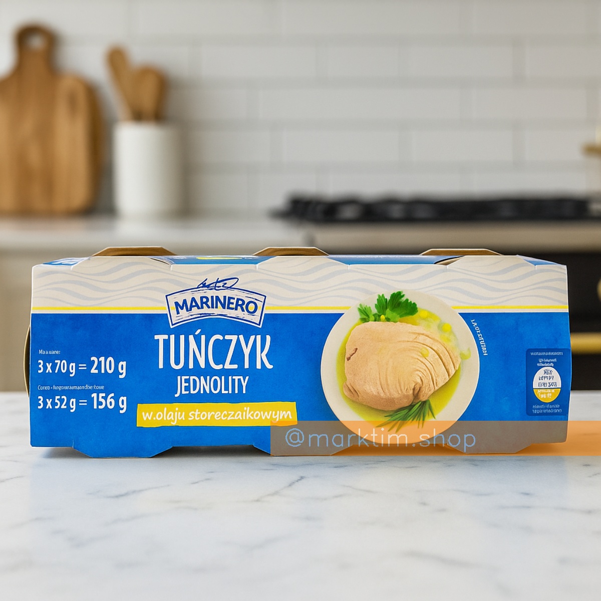 Тунец в подсолнечном масле MARINERO (3x70 г)