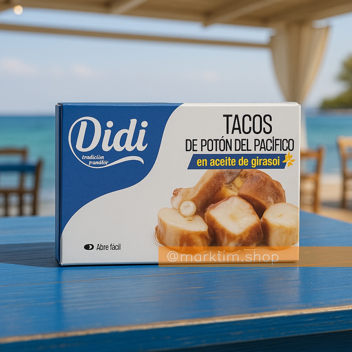 Щупальца тихоокеанского кальмара кусочками в подсолнечном масле Didi (111 г)