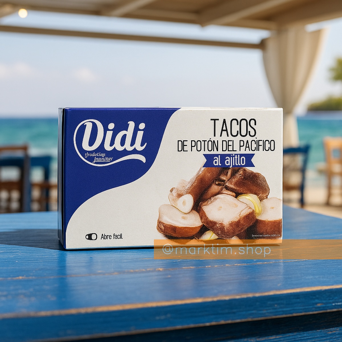 Щупальца тихоокеанского кальмара кусочками в подсолнечном масле с чесноком Didi (111 г)