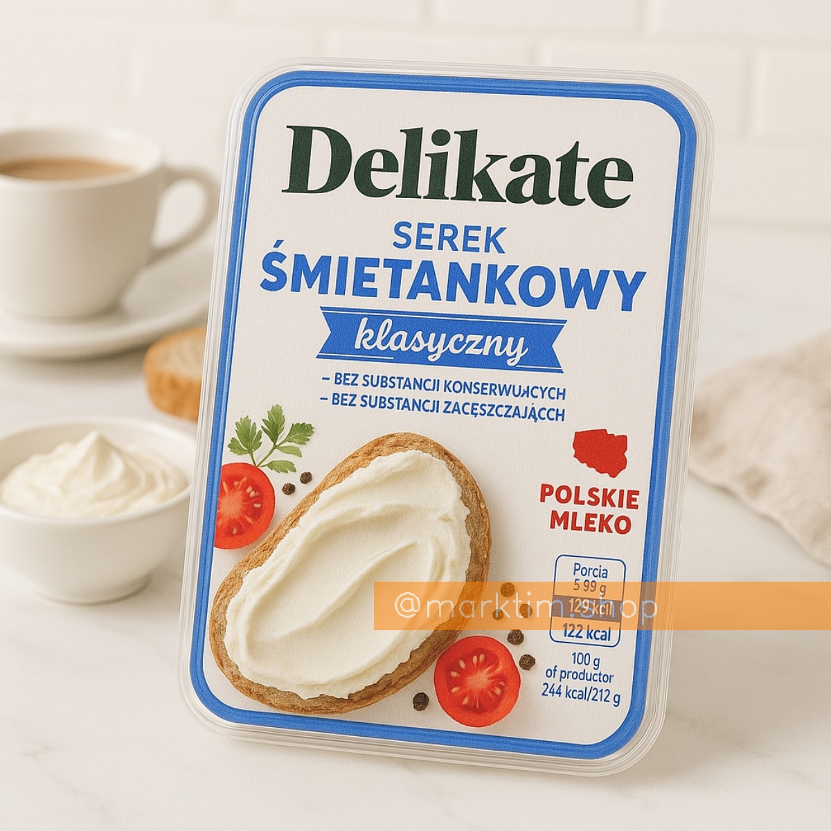 Сливочный сыр натуральный Delikate (200 г)