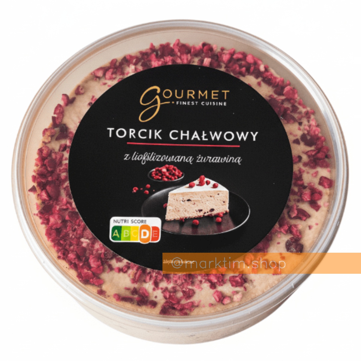 Тортик из кунжутной халвы с клюквой GOURMET (350 г)