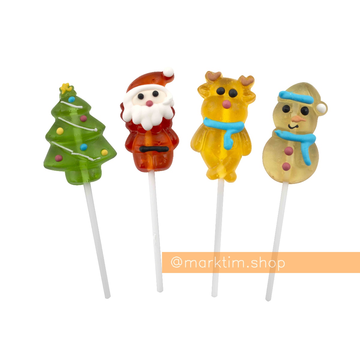 Новорічні жувальні льодяники Xmas Jelly POP (1 шт)