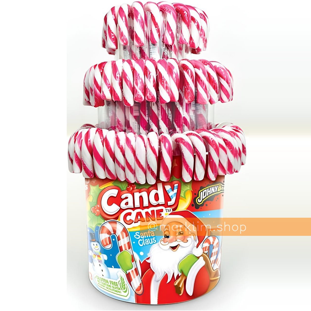 Льодяники у вигляді тростини червоно-білі Candy Canes (1 шт)