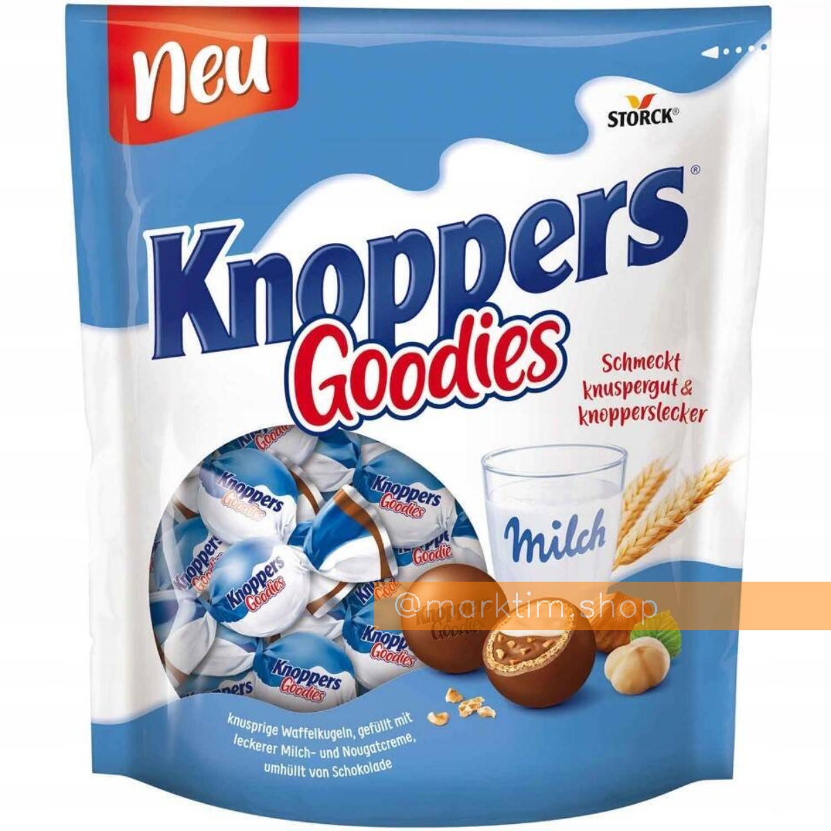 Цукерки GOODIES KNOPPERS (180 г)