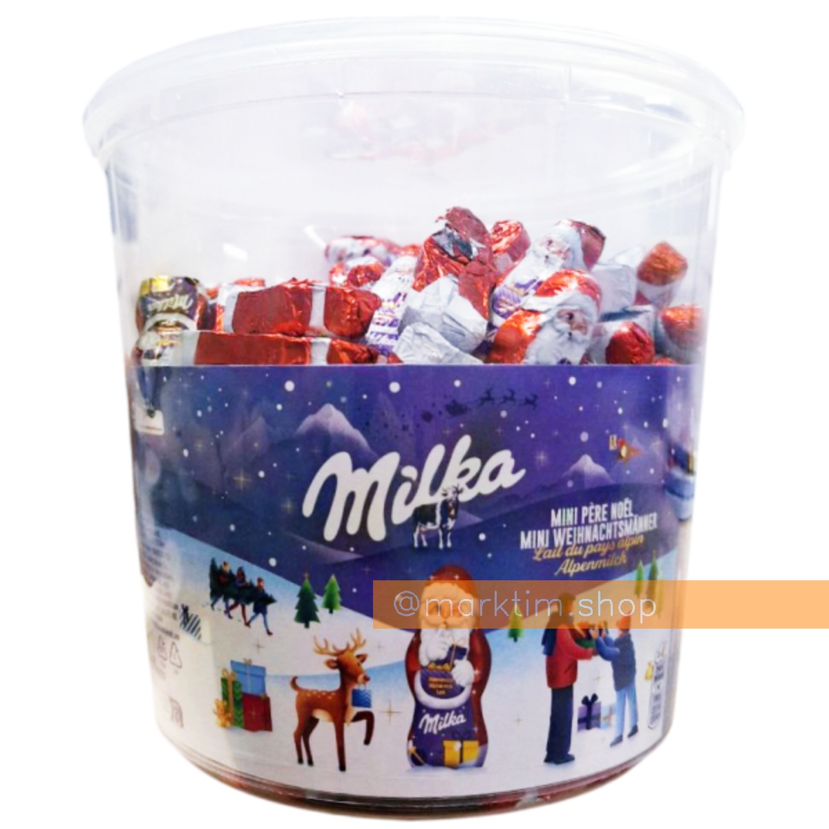 Шоколадна цукерка міні Святий Миколай Milka (1 шт)