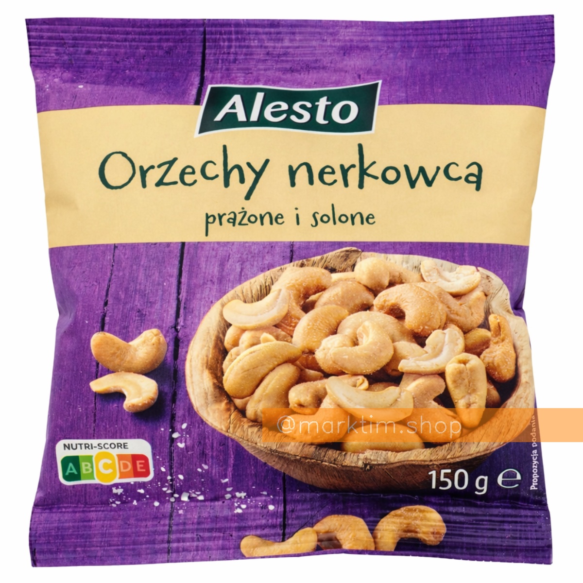 Кеш'ю смажений із сіллю Alesto (150 г)